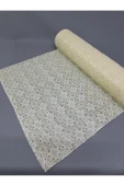 PVC KÜPÜR DANTEL RAF VE DOLAP ÖRTÜSÜ RUNNER  (KREM) thumbnail 2