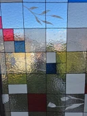 Cam Filmi Kaplama Statik Folyo  Buzlu Desenli Duşa Kabin Pencere Ofis Dekorasyon thumbnail 1