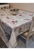 Elyaflı Pvc Muşamba - Desenli Silinebilir Masa Örtüsü ( MOR ) thumbnail 2