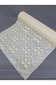 PVC KÜPÜR DANTEL RAF VE DOLAP ÖRTÜSÜ RUNNER  (KREM) thumbnail 2