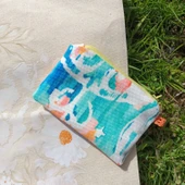 Utterly Good Papatyalı Bez Çanta Seti  Roller Kalem Hediyeli  Bez Çanta  Bez Kalemlik  Bez Cüzdan thumbnail 3