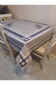 DORA PANO Elyaf Tabanlı Pvc Muşamba - Desenli Silinebilir 120 X 140 Hazır Masa Örtüsü thumbnail 1