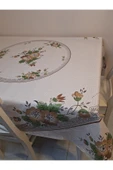 DORA PANO Elyaf Tabanlı Pvc Muşamba - Desenli Silinebilir 140 X 140 Hazır Masa Örtüsü thumbnail 4