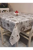 Elyaflı Pvc Muşamba - Desenli Silinebilir Masa Örtüsü thumbnail 4