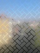 Cam Filmi Kaplama Statik Folyo Buzlu Desenli Duşa Kabin Pencere Ofis Dekorasyon thumbnail 1