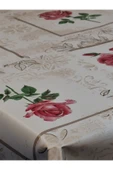 Elyaflı Pvc Muşamba - Desenli Silinebilir Masa Örtüsü ( MOR ) thumbnail 12