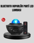 Yıldızlı Projektör Galaxy Efektli Ayarlanabilir Renkli Atmosfer Lambası thumbnail 1