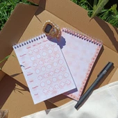 Utterly Good Kiraz Çiçeği Namaz Takibi Manevi Koleksiyon Seti  Defter  Kalem  Zikirmatik  Tespih  Bez Çanta Hediyeli thumbnail 4