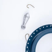 Sazan El Oltası Takımı - Büyük Kasnak - 3 Adet - 3 İğneli - Dip Olta - Kurşunlu thumbnail 4