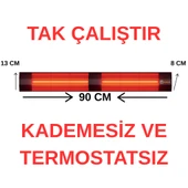SUNSTAR DIŞ MEKAN HALOJEN ELEKTİRİKLİ SOBA İNFRARED ISITICI 4000W thumbnail 2