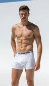 Erkek 6’lı Boxer Seti – Beyaz Renk Esnek Bel Lastikli thumbnail 2