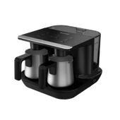 Arçelik Tkm 9961 S Telve Türk Kahve Makinesi Siyah Çelik İkili Tkm9961S thumbnail 1