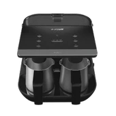 Arçelik Tkm 9961 S Telve Türk Kahve Makinesi Siyah Çelik İkili Tkm9961S thumbnail 3