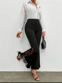 Kadın Ispanyol Paçadantel Detay Dalgıç Tayt thumbnail 7