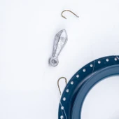 Sazan El Oltası Takımı - Büyük Kasnak - 3 Adet - 3 İğneli - Dip Olta - Kurşunlu thumbnail 4