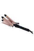 ZLN9198 3'lü Seramik Saç Maşası | Su Dalgası 3x25mm | Saç Şekillendirici | 5 Seviye Isı Ayarı Led thumbnail 4
