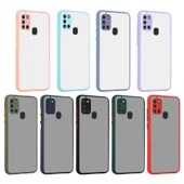 Galaxy A21S Kılıf Zore Hux Düğme ve Kapak Zıt Renk Kılıf thumbnail 10