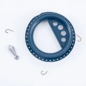 Sazan El Oltası Takımı - Büyük Kasnak - 3 Adet - 3 İğneli - Dip Olta - Kurşunlu thumbnail 3