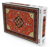 Nova Puzzle 1000 Parça Kırmızı Antik Halı Desenli Puzzle - 1