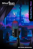 Shuriken ES9 ONPA RGB Gaming Profesyonel Oyuncu Yayıncı Mikrofonu thumbnail 3