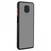 Xiaomi Redmi Note 9S Kılıf Zore Hux Düğme ve Kapak Zıt Renk Kılıf - 2