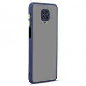 Xiaomi Redmi Note 9S Kılıf Zore Hux Düğme ve Kapak Zıt Renk Kılıf - 7
