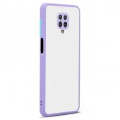 Xiaomi Redmi Note 9S Kılıf Zore Hux Düğme ve Kapak Zıt Renk Kılıf - 9