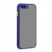 Apple iPhone 7 Plus Kılıf Zore Hux Düğme ve Kapak Zıt Renk Kılıf thumbnail 7