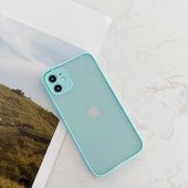 Apple iPhone 8 Kılıf Zore Hux Düğme ve Kapak Zıt Renk Kılıf - 11