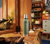 Stanley Klasik Vakumlu 1.9 lt Çelik Termos Yeşil thumbnail 4