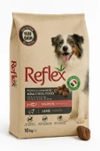 Reflex Duo Proteinli Somonlu ve Kuzu Etli Orta ve Büyük ırk Yetişkin Köpek Maması 10 kg thumbnail 1