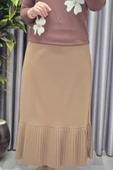 Kadın Giyim Büyük Beden Piliseli Etek thumbnail 2
