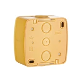 6 Adet Sıva Üstü Kayın Ahşap Renkli Komütatör İkili Anahtar Alsu / Elbi thumbnail 2