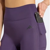 adidas Optime Essentials No Front Rise Seam 7-8 Kadın Mor Antrenman Taytı JY4818 thumbnail 4