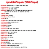 Lokma Anahtar Seti 173 Parça Profesyonel Çok Amaçlı El Alet Seti 1/2 3/8 1/4 6 Köşe CR-V Çelik thumbnail 2