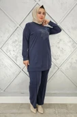 KADIN DİKME VE TAŞ DETAYLI TESETTÜR TAKIM thumbnail 4
