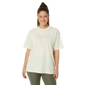 Kadın Bej Günlük Stil T-Shirt thumbnail 2