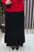 Kadın Giyim Büyük Beden Piliseli Etek thumbnail 7