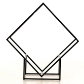 Metal Odunluk Sepet / Şömine & Soba Odunluk / Modern Tasarım thumbnail 4