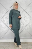 KADIN DİKME VE TAŞ DETAYLI TESETTÜR TAKIM thumbnail 6