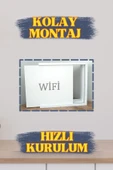 BAGAX Wifi Yazı Desenli Modem/sigorta Saklama Kutusu, 40cm X 33cm thumbnail 3