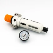 Yüksek Kapasite 1/4'' Filtre Regülatör Pnömatik Hava Temizleme Basınç Ayar Cihazı Kompresör thumbnail 5