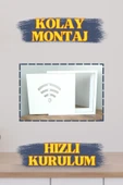 BAGAX Wifi Desenli Modem/sigorta Saklama Kutusu, 40cm X 33cm thumbnail 4