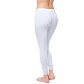 Tutku 0157 Bayan Uzun Paçası Dantelli Tayt BEYAZ thumbnail 2