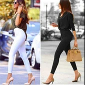 Gabardin Kumaş Yüksek Bel Pantolon 94cm bel36cm thumbnail 3