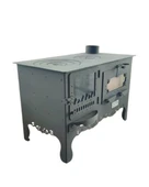 Altaş Şehzade Geniş Camlı Karadeniz Kuzinesi Fırınlı Soba thumbnail 3