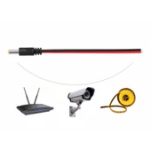 20 Adet DC Power Jack Kablosu 25 CM Düz Erkek Çoklu Set Kamera Modem LED Adaptör Güç Bağlantı Kablosu thumbnail 2