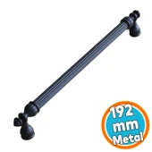 Mobilya Mutfak Dolabı Çekmece Dolap Kulpları Kapak Kulpu Kulbu Siyah 192 mm Metal Kulp thumbnail 1