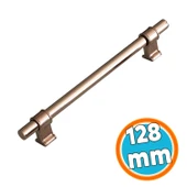 Mobilya Dolap Mutfak Kapak Çekmece Dolabı Kulpları Kulbu Kulpu Bronz Metal Kulp 128 mm-12.8 cm thumbnail 1