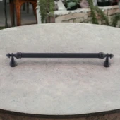 Mobilya Mutfak Dolabı Çekmece Dolap Kulpları Kapak Kulpu Kulbu Siyah 192 mm Metal Kulp thumbnail 5